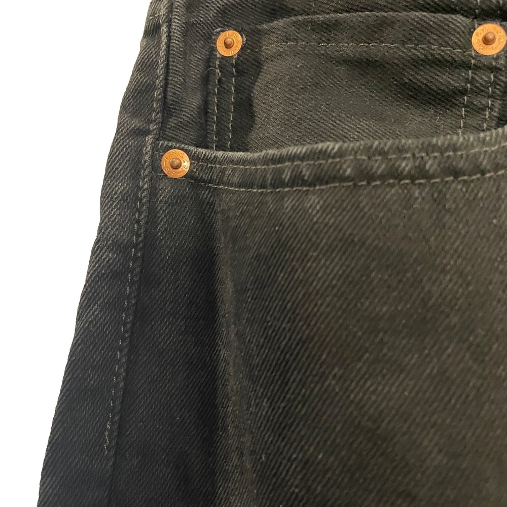 Levi's 550 Men's Water Less Relaxed Fit Jeans W42 L34 Black Denim Big&Tall‎